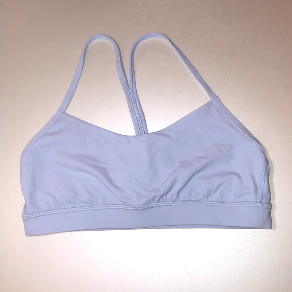 Lululemon Flow Y Nulu Bra (Pastel Blue, Size 10, New)